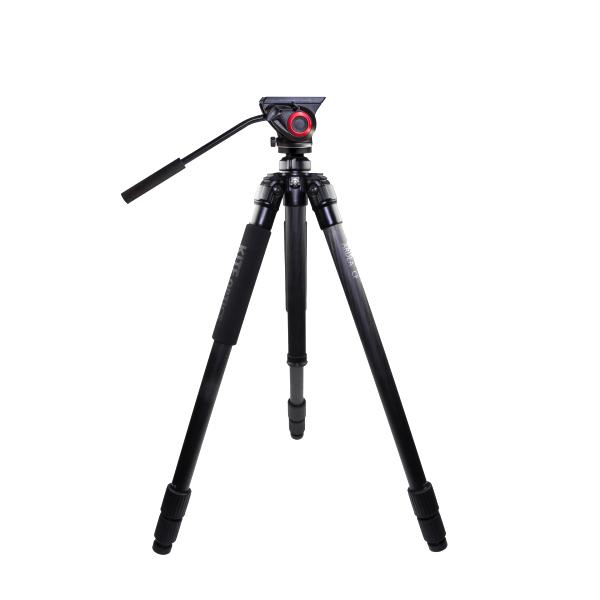 TRÍPODE KITE ARDEA CF + CABEZA MANFROTTO MVH500AH