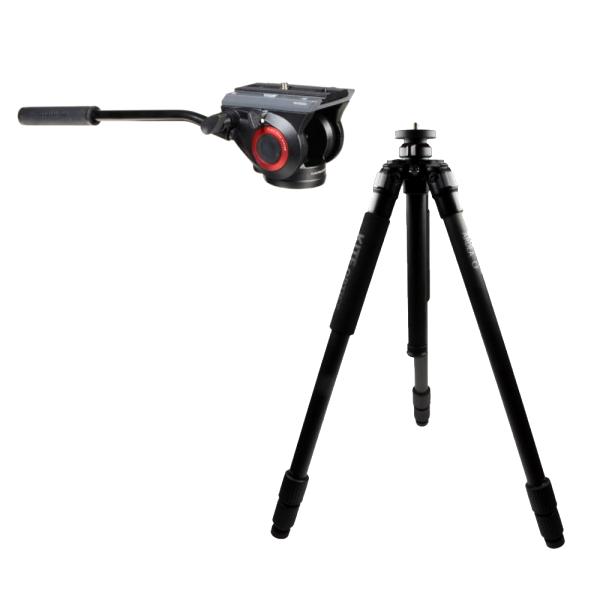 KITE TREPIED ARDEA CF + TETE MANFROTTO MVH500AH